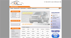 Desktop Screenshot of jlkautoparts.com