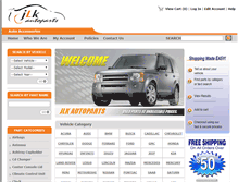 Tablet Screenshot of jlkautoparts.com